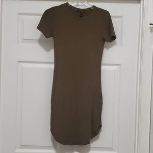 FOREVER 21 juniors brown T shirt dress